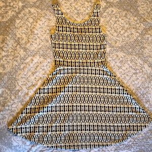 H&M scoop back skater dress